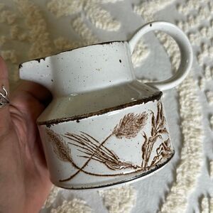 Pottery Creamer Small Pitcher Grain England English